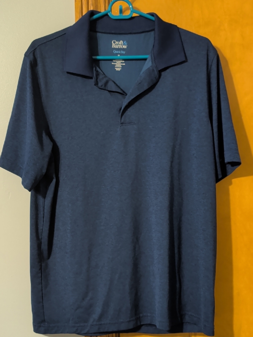 croft & barrow Navy Blue Short-Sleeve Polo